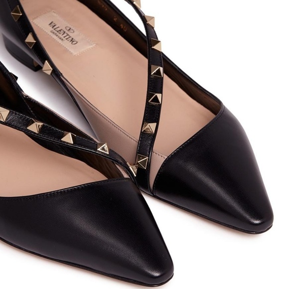 Valentino Shoes - SALE!🎀Valentino🎀Rockstud D'Orsay Ballerina Flats